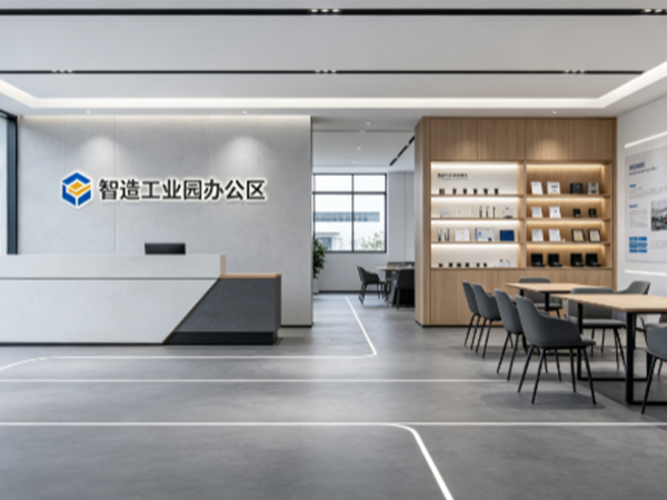 城阳办公室设计-工业园厂房办公区装修：功能划分与舒适办公环境的融合设计